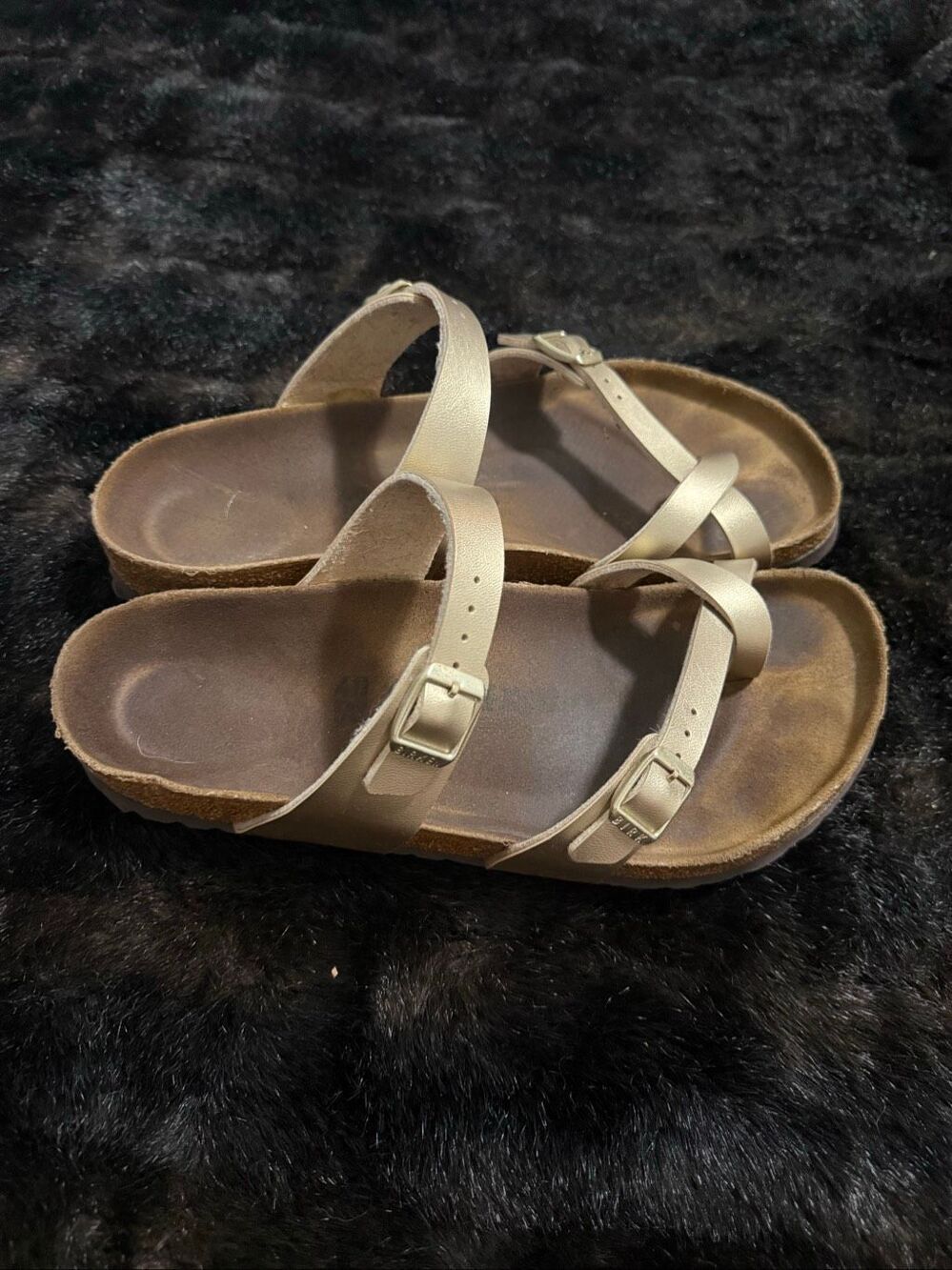 Birkenstock  Mayari Tobacco Brown Oiled Leather sandals shoes 40 9.5